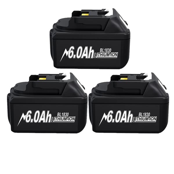 Litiumioniakku, 18V, 6000mAh kapasiteetti, 3BAT