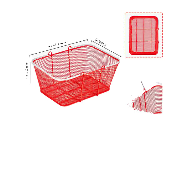 Indkøbskurve, Stabelbart Design, Holdbar Konstruktion, 12 PCS