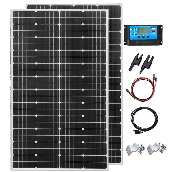 Solpanel, Monokristallint Material, Mångsidig Kompatibilitet, 400W Solkit