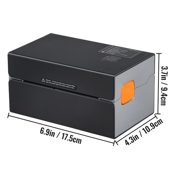 Termisk Etiketprinter, Bluetooth- og USB-forbindelse, 150 mm/s Udskrivningshastighed, 300dpi