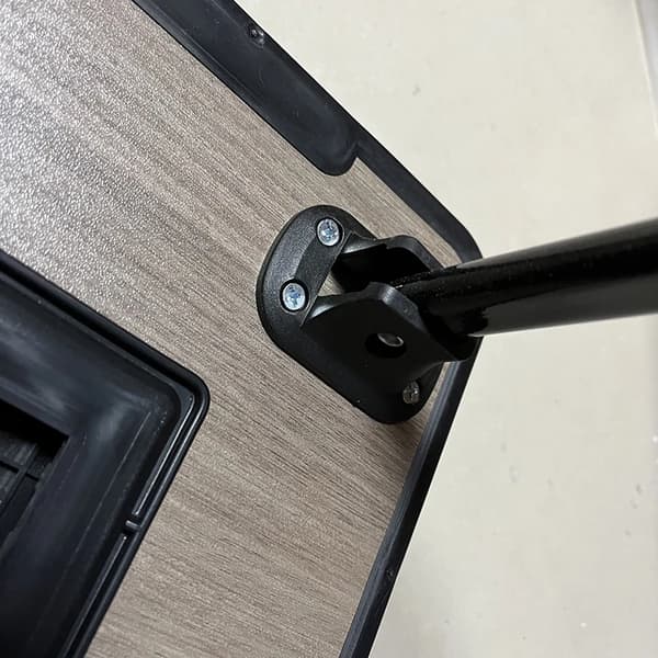 Computerbord, Multifunktionelt Design, Højdejusterbart, sort-med skuffe