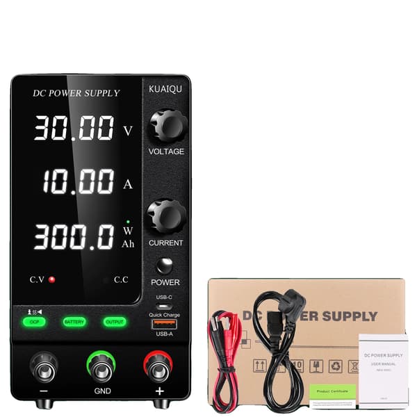 Strømforsyning, Justerbar Spænding, Flere Batterikompatibiliteter, SPPS-C3010C