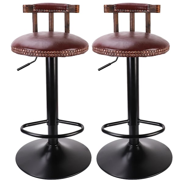Barstol Set, Retrodesign, Justerbar Höjd, mörk khaki Dark Khaki dark khaki