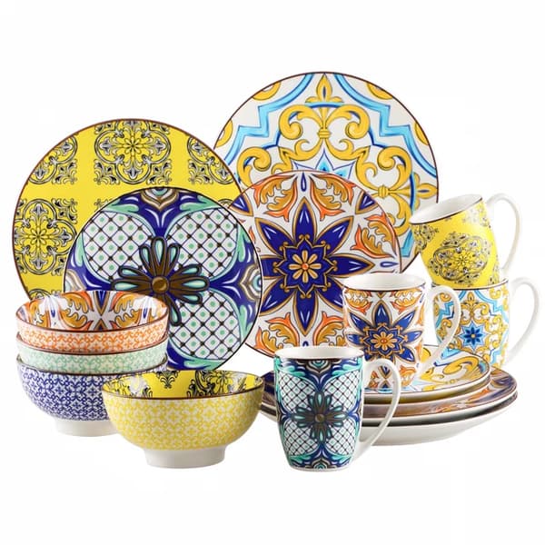 Porcelænsservise, Jasminmønster, 16/32/48 dele