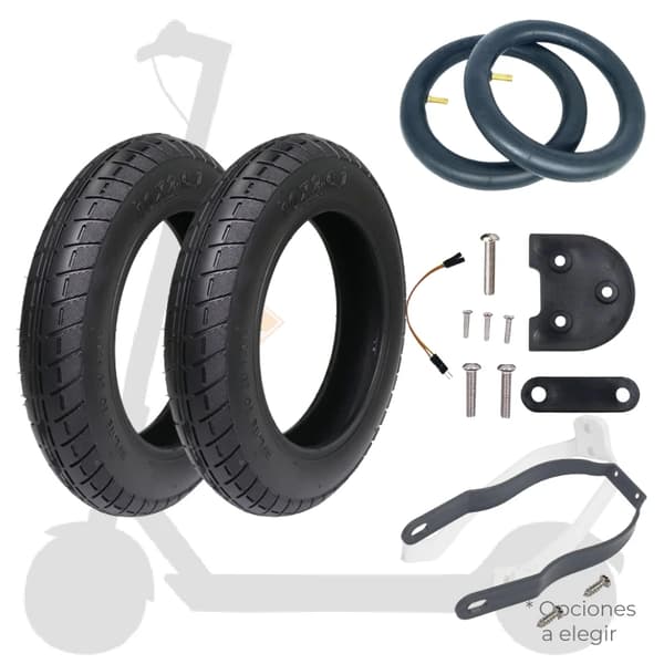 Hjulkit, 10 Tommer Dæk, Installationsudstyr, Plastik Pro2 Kit
