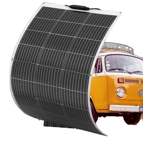 Fleksibel Solpanel, 100W Maksimal Effekt, Letvægtsdesign, 100W 1stk