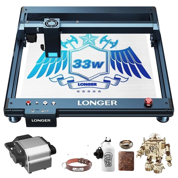 Lasergraver, Høj Hastighed, Smart Luftassisteret System, Laser B1 30W