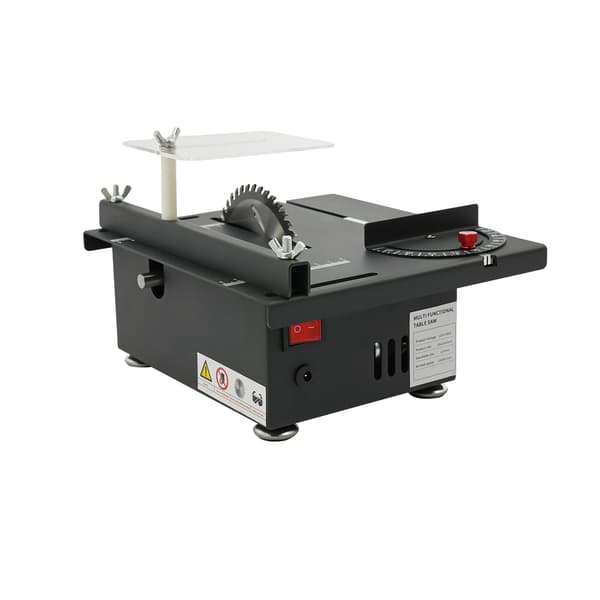 Bordssåg, 200W Motor, 0-90° Justerbar Vinkel, svart