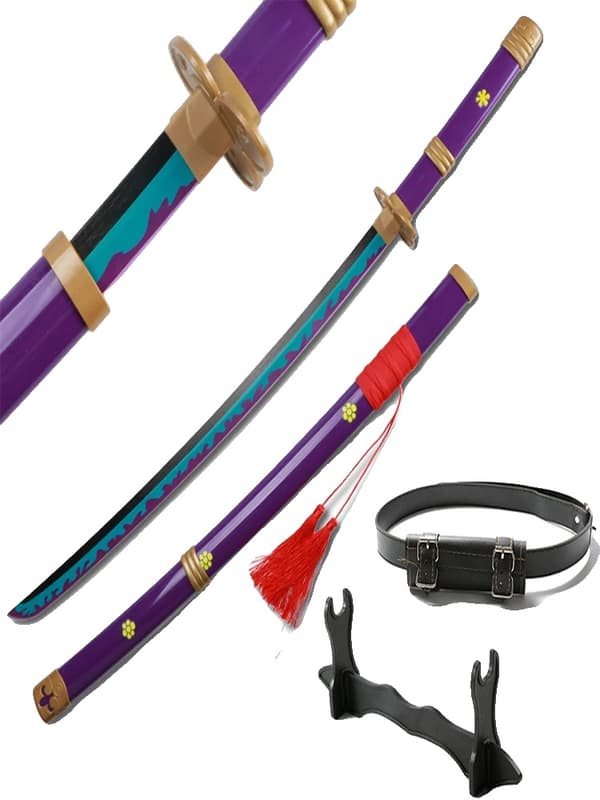 Samurai Sværd, Perfekt Replica, Inkluderer Tilbehør, zim1