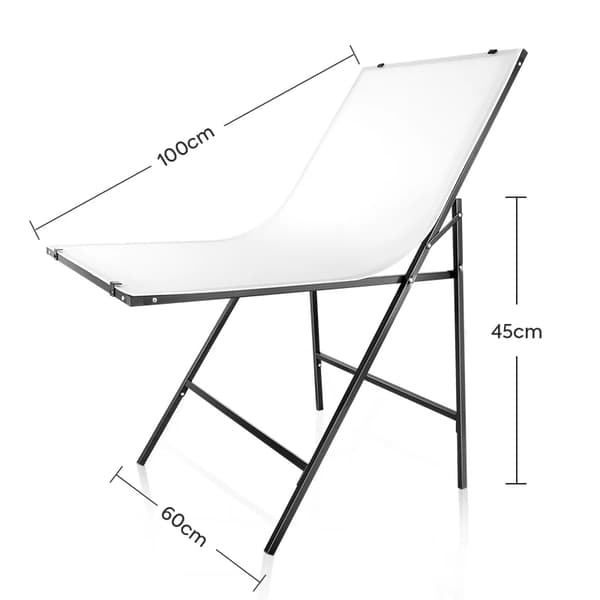 Fotografi Baggrundsstativ, Sammenklappeligt Design, Reflekterende Baggrund, 23.6X39.3tommer