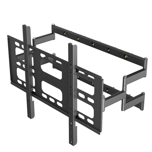 Full Motion TV-väggfäste, stöder 55”-100” TV-apparater, 120 kg viktkapacitet, svart