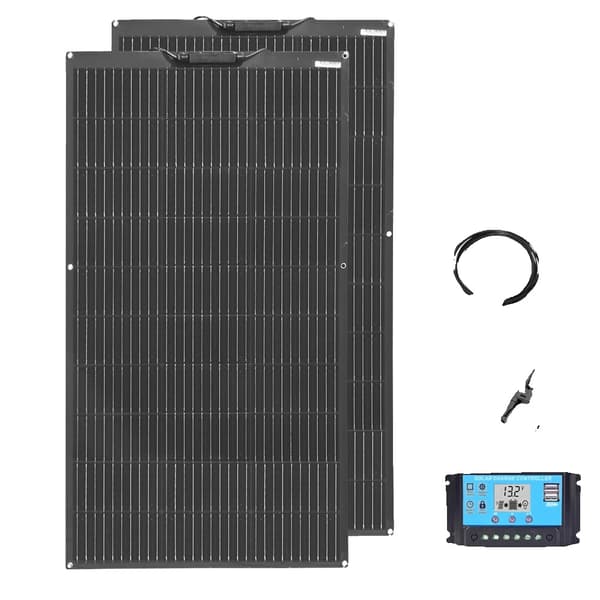 Flexibelt solpanel, 200W effekt, hög effektivitet, 12V24V200W solarkit