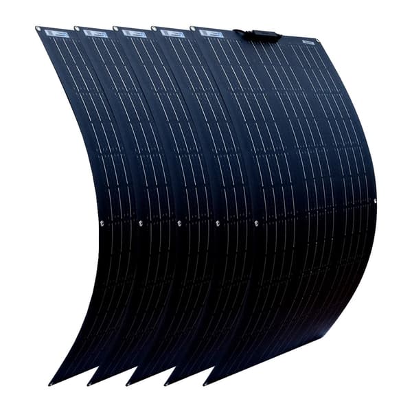 Solpanel, Flexibel Design, Hög Effektivitet, 5st 100w