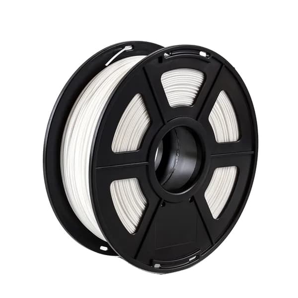 3D-printer filament, polycarbonat, 1 kg spole, PC 1,75 mm Hvid