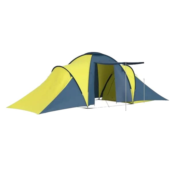 Campingtält, Rymligt för 3-4 Användare, Hållbar Polyesterfiber, MULTI