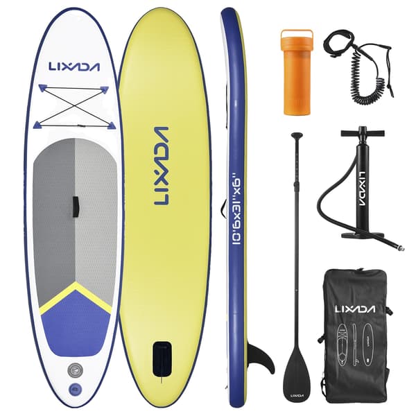 Stand-Up Paddle Board, Uppblåsbar, Hållbar Design, Blå