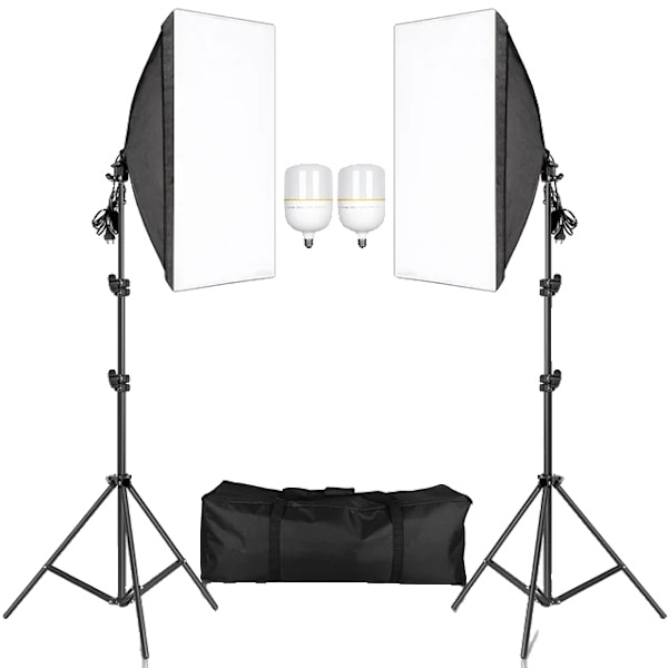 Valokuvaus Softbox-valaistussarjat, Ammattimainen Jatkuva Valaistusjärjestelmä, Valokuvausstudio, 135W kaksivärinen lamppu 135W Two-color Bulb 135W Two-color Bulb