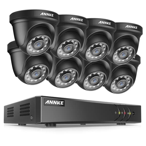 Videoovervågningssystem, 8CH forbindelse, 1080P opløsning, DW81KD-58BL-a, 2T-a