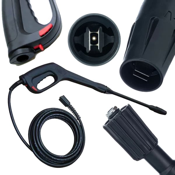 Højtryksgun, Vario Dyse, Lang Slange 8m, M, Type 7, sort