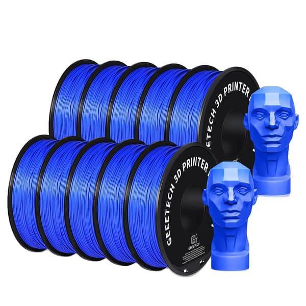 PLA Filament, 1,75 mm Diameter, Miljøvenlig, Høj Styrke, Blå