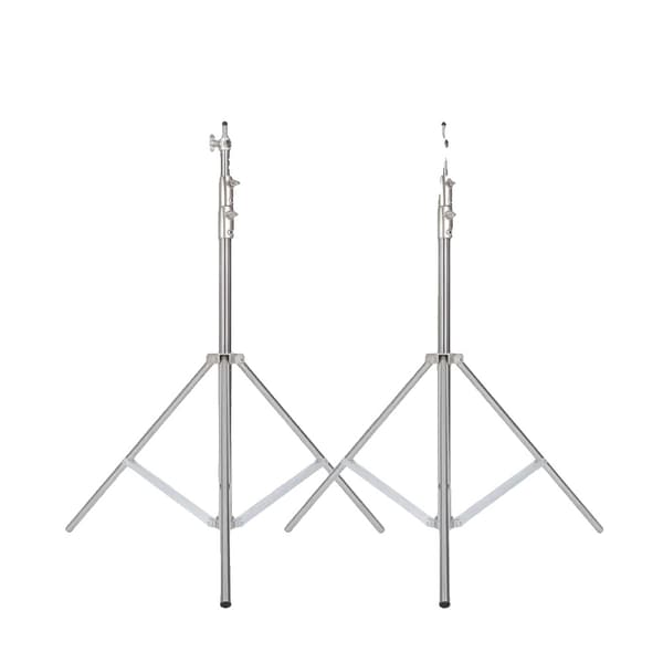 Professionell Stativ, Lättviktig Design, Robust Konstruktion, 2st silver
