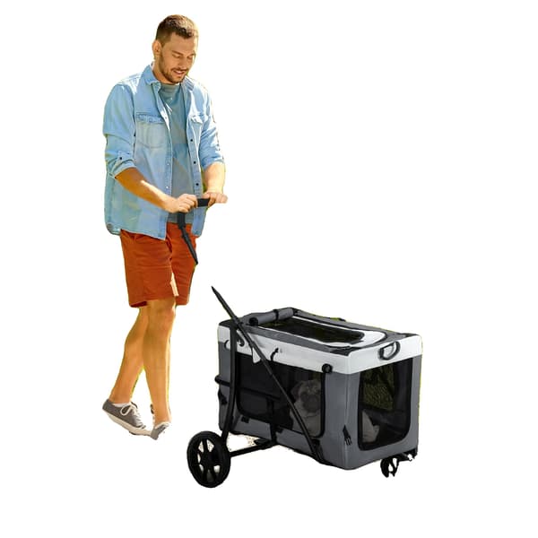 Djurtransportör, Kompakt Design, Säkerhetsfunktioner, Skuffvagn