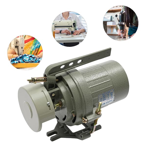 Symaskinsmotor, 400 W effekt, 220 V spänning, 2,4 A ström, 2850 RPM hastighet, CE-certifierad
