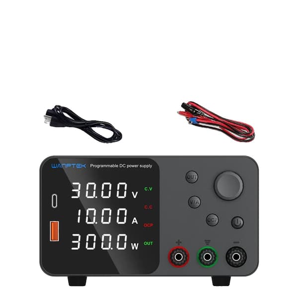 DC Strømforsyning, Justerbar Spænding, Encoder Kontrol, TPS3010