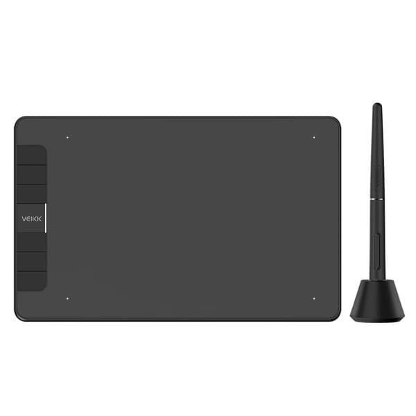 Grafiktablet, 8192 trykniveauer, tilpasselige genveje, DIGIT TEGN TAVLE