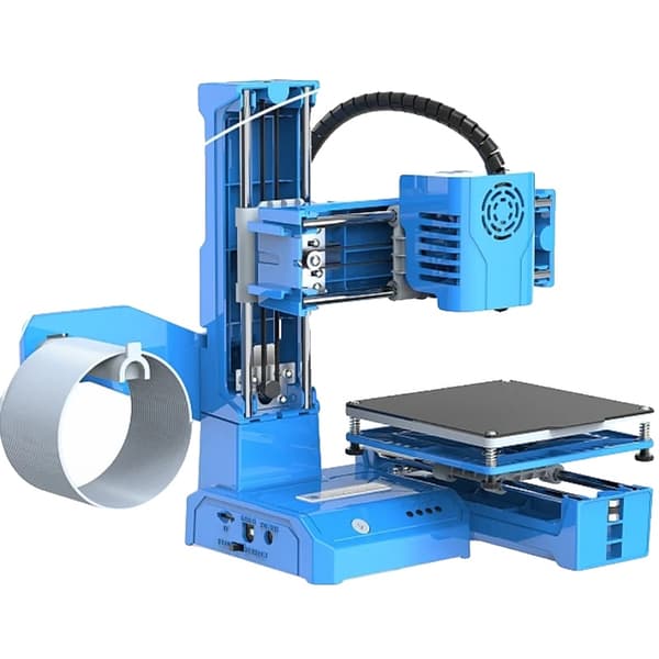 3D-printer, Én-klik print, Kompakt design, K9-blå, TF-kort offline