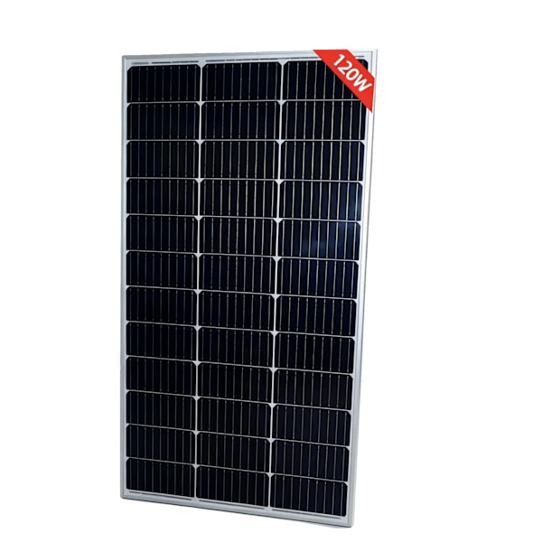 Solpanel, Høj Effektivitet, Holdbart Design, 1stk 120w panel