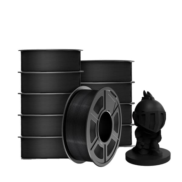 3D Filament, 1,75 MM, PLA Sort