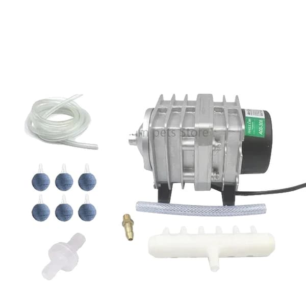 Luftkompressor, 70L/min Flow Rate, Ideel til Akvarier, ACO-308Tilbehør, EU-adapter 220V-50HZ-g