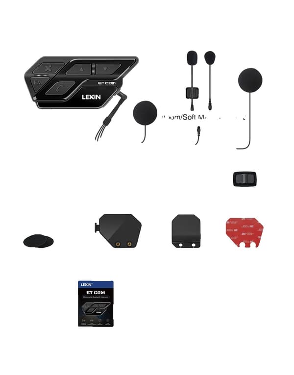 Hjelm Intercom, Bluetooth 5.0, DIY Farve Tilpasning, dobbelt pakke 2PC