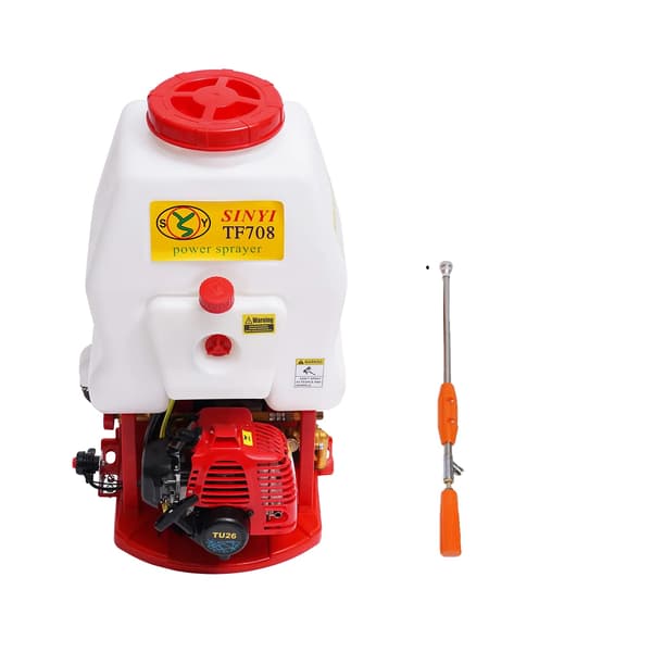 Ryggspruta, Högtryckspump, 20L Kapacitet, Röd