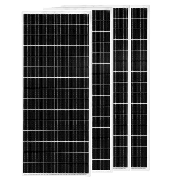Solpanel, Høj Effektivitet, Alsidige Anvendelser, 4Stk100W (400W)