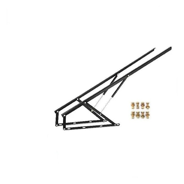 Sengeløftemekanisme, pneumatisk gasfjeder, 120 cm længde, 60 kg bæreevne