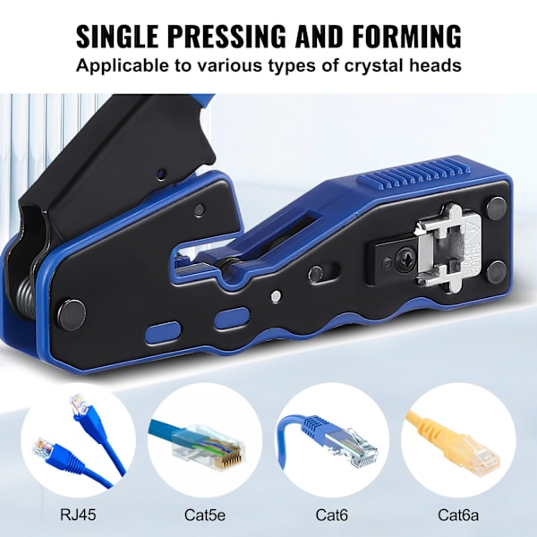 Krympeværktøj, RJ45/Cat5e/Cat6/Cat6a kompatibilitet, Mini ledningsskærer