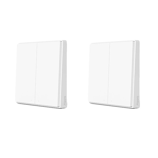 Smart Switch, Zigbee-forbindelse, Styring med stemme, D1 Trådløs 2 KeyX2