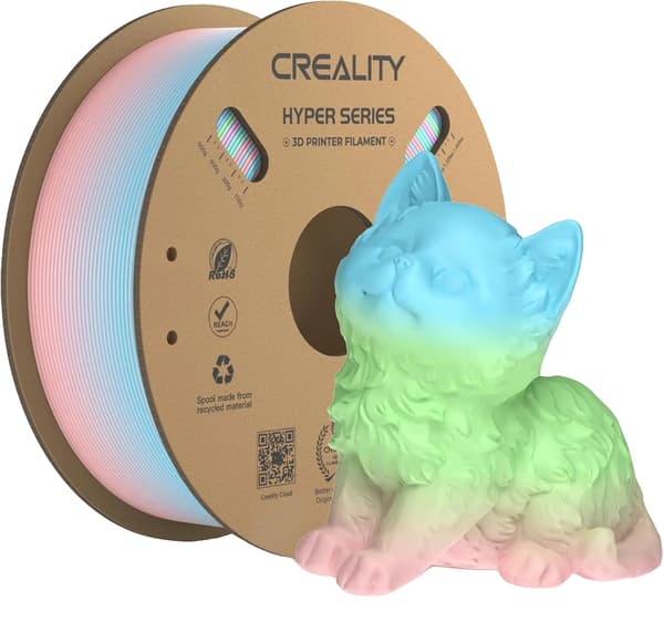 3D Filament, Høj Kvalitet, Multifarvet Gradient, Forårssø
