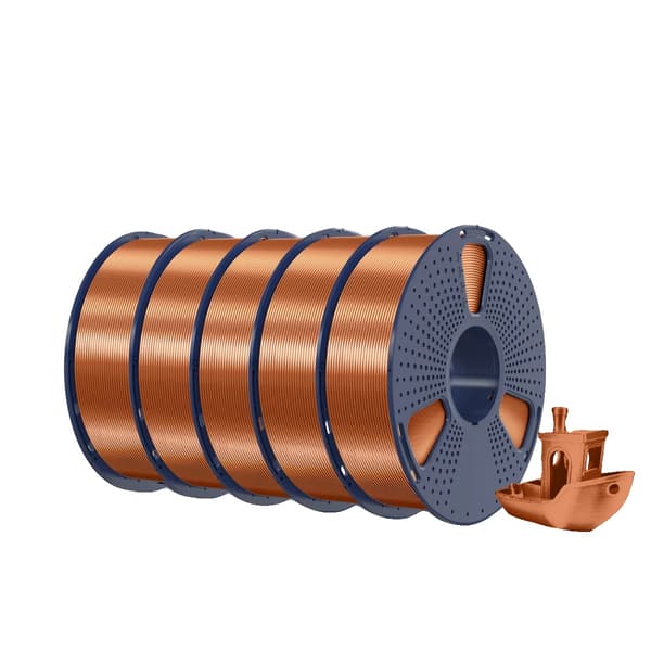 3D Filament, Sidenstruktur, Hög Hållfasthet, 5KG Siden Koppar
