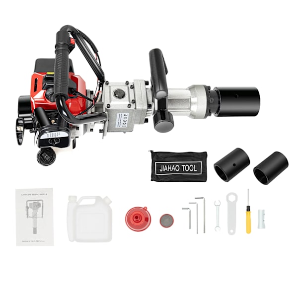 Gasdriven T-stolpsdriver, 32,6 cc motor, effektiv prestanda