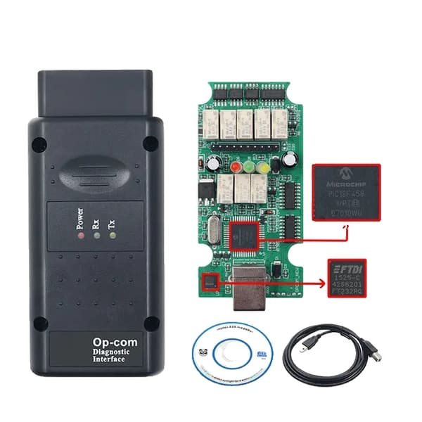 Opcom V195, OBD 2 Fejlkodelæser, Opel Biler Diagnosetool, opcom 195, opcom 1.95-a