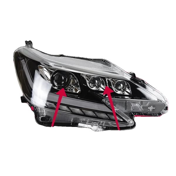 Huvudljusmontering, DRL, Bi-Xenon-lins, LED, vänsterstyrd