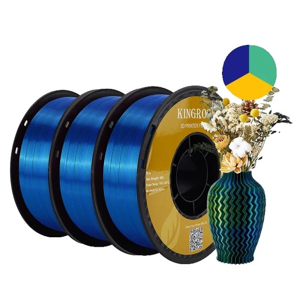 3D-utskrift Filament, PLA-material, 1 kg Spole, D-3KG