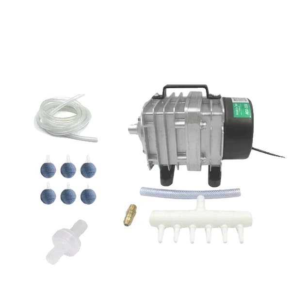 Luftkompressor, 70L/min Flow Rate, Ideel til Akvarier, 328-60W Tilbehør, EU-adapter 220V-50HZ