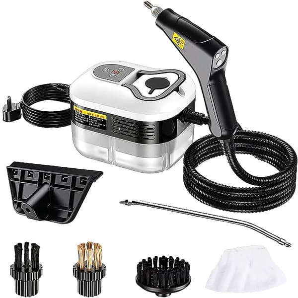 Damprenser, Højtryk, Multifunktionel, Hvid, 220-240V, EU