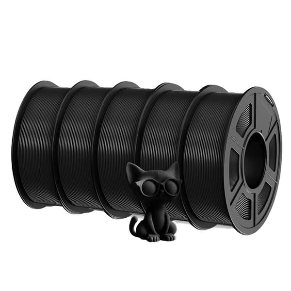 3D-printer filament, forbedret holdbarhed, boblefri design, PLA PLUS 5BK
