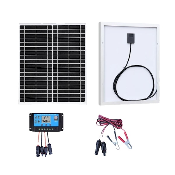 Enkel Solpanel, 10W, 18V, 20W Solkit A2