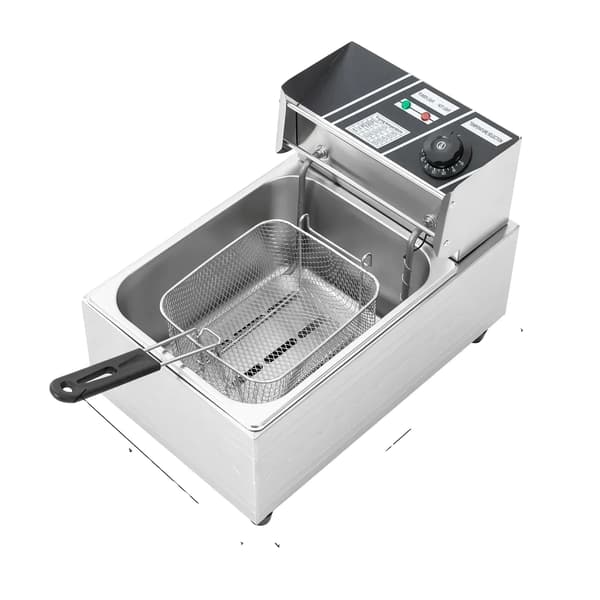 Elektrisk Djupfritös, 2500W, 6L Kapacitet, vit